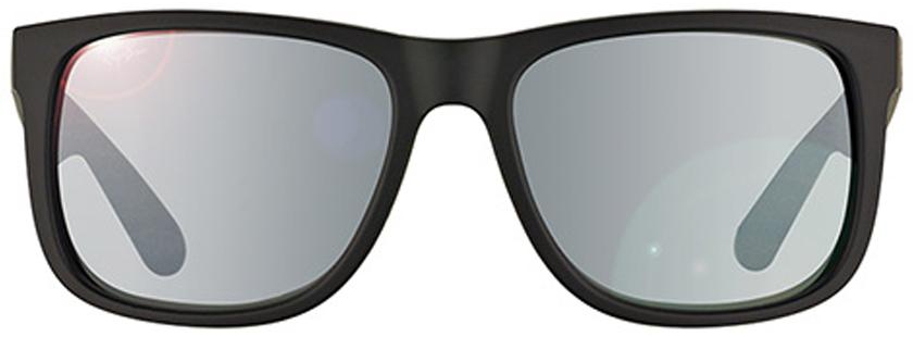 Ray Ban Black Justin Men Sunglasses RB4165-622/6G