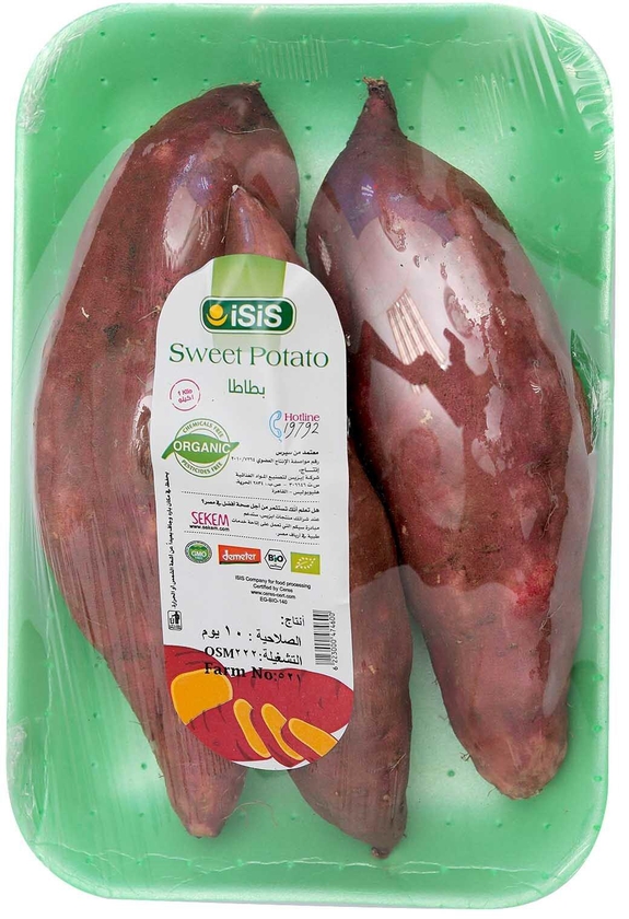 Isis Packed Organic Sweet Potatoes - 1Kg