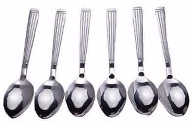 6 Pcs Stainless Steel Spoons