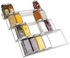 Spice Drawer Organizer – Premium Acrylic Spice Rack – 4-Tier Spice Organizer for Drawer – Durable and Lightweight Spice Rack Drawer Organizer – Adjustable Design – 13.2x 17-inch- Clear 1 Pack