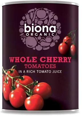 Biona Organic Whole Cherry Tomatoes - 400 g