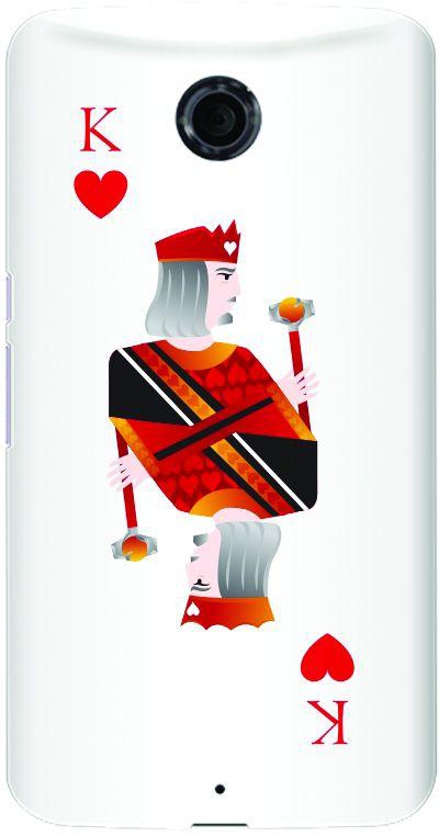 Stylizedd Google Nexus 6 Slim Snap case cover Matte Finish - King of Hearts