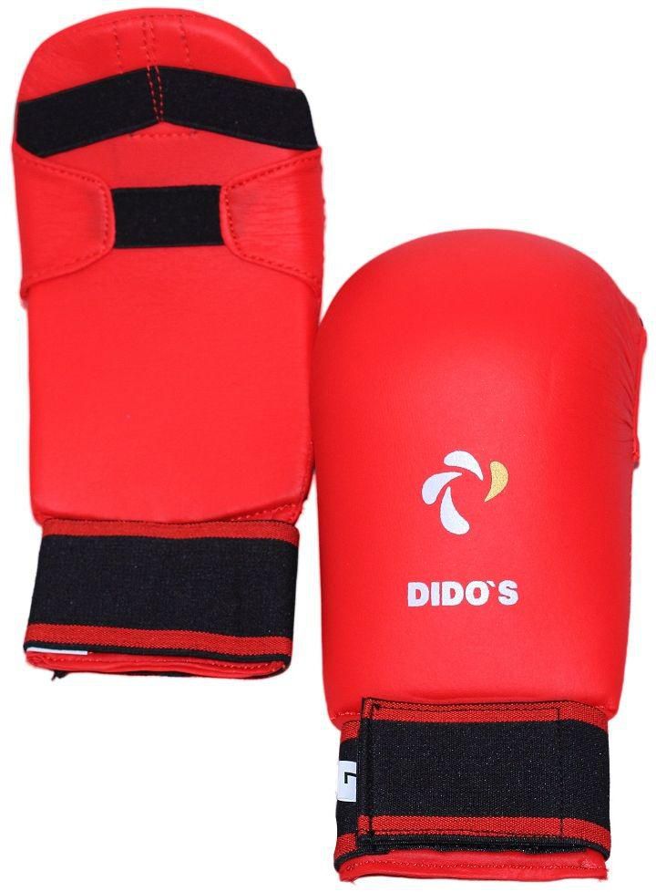 Didos Dkm-003 Karate Mitts For Unisex-Red, Large