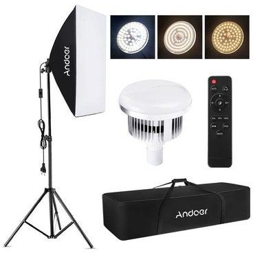 Studio Photography Light kit Softbox Set Black