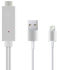 For iPhone 6S Plus, 6 Plus, 6S, 6, 5S, 5, 5C Only - USB HDMI HDTV with Power Charging Cable