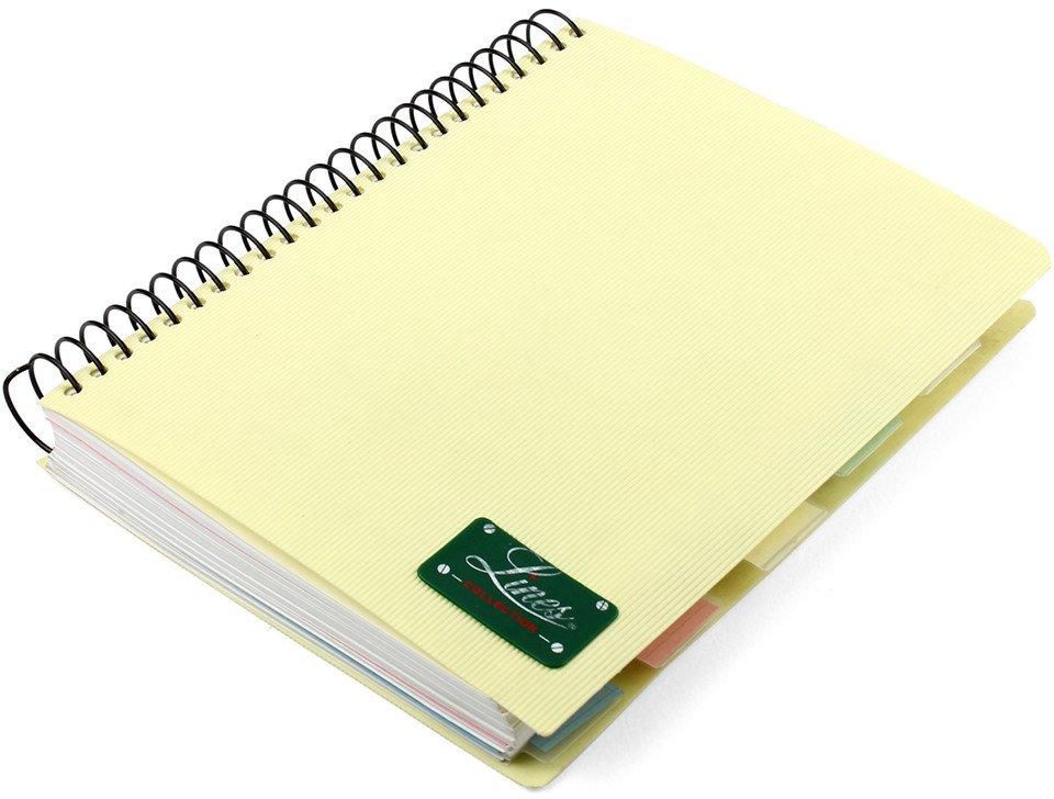 Lines collection spiral notebook