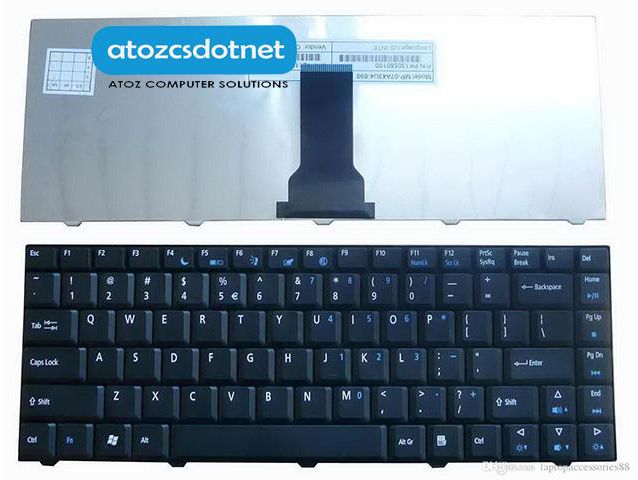 ACER eMachines D520 D720 E520 E720 PK1305801H0 Laptop Keyboard (Black)