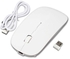 Generic Wireless Rechargeable Mouse - White