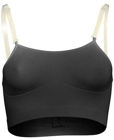 Silvy Black Lycra Transparent Strap Bra Underwear