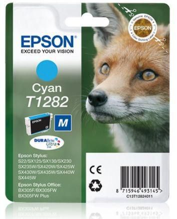 Epson Durabrite Ultra Ink Medium Cartridge, Cyan [t1282]