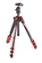 Manfrotto BeFree Color Aluminium Travel Tripod kit, Red (MKBFRA4RD-BH)