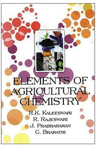 Elements Of Agricultural Chemistry paperback english