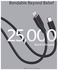 كابل باور لاين III فلو من منفذ USB-C إلى منفذ لايتنينج (3 أقدام/0.9 متر) أسود