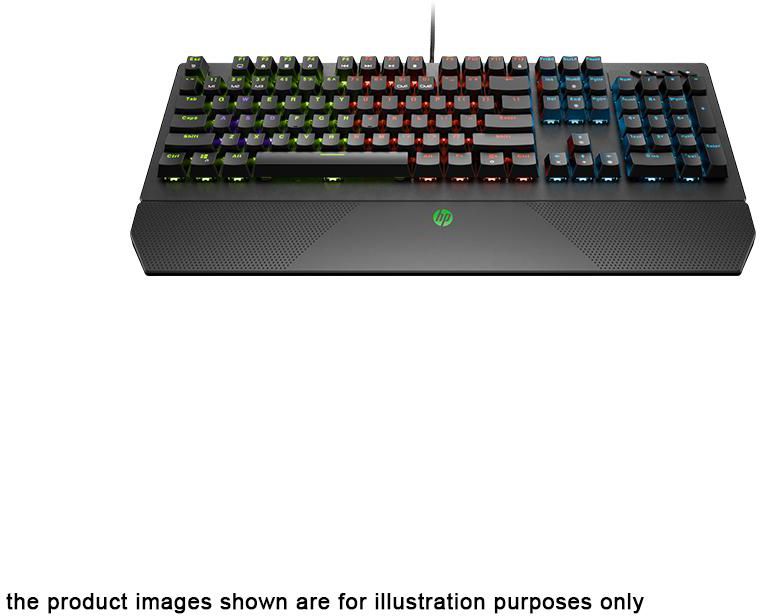 HP Pavilion USB Wired LED Mechanical Gaming Keyboard 800 (Black)