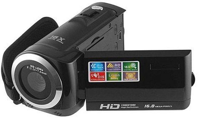 1080P HD 16MP Digital Video Camcorder Camera DV DVR 2.7'' TFT LCD 16x Zoom Black