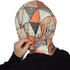 Kuiti Rust Resistant Snapsain - 1 Piece Kuiti Digital Cover - Premium Lycra Veil - Easy To Wear Soft Headwear (FLORA)
