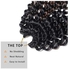 18 Inch Curly Faux Crochet Hair, Pre-twisted Passion Twist Hair for Black Women Water Wave Pretwisted Synthetic Braiding Extension Gifts (1 Pack)