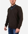 Town Team Buttons V-Neck Pullover - Brown