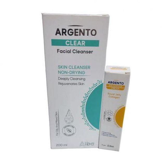 Argento Eye Contour Cream-15gm + Facial Cleanser-200ml