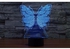 Generic 3D Creative Butterfly LED Light Table Lamp 7 Color Touch BedsideLamps Atmosphere Colorful Desk Lamp