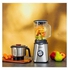 2-In-1 Premium Blender With Glass Jar 1.5 L 800 W OMSB2470 Silver and black