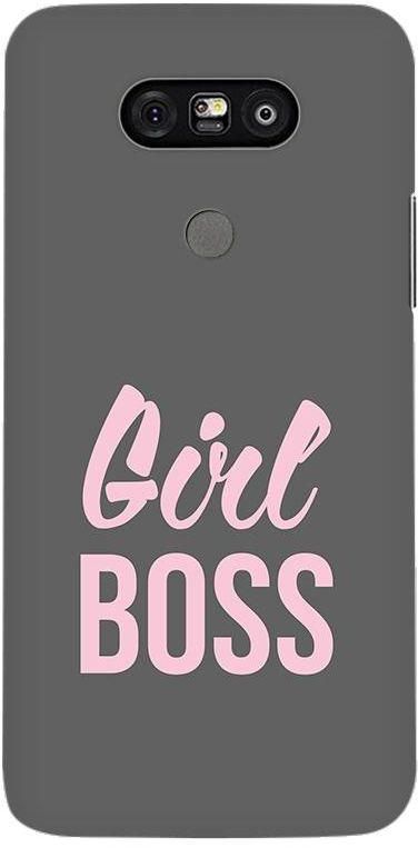 Stylizedd LG G5 Premium Slim Snap case cover Matte Finish - Girl Boss (Grey)