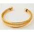 18k Real Gold Plated Fashionable Vintage Design Cuff Bangle (Bracelet)