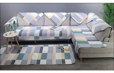 Simple Modern Geometry Pattern Comfortable Sofa Slipcover Multicolour