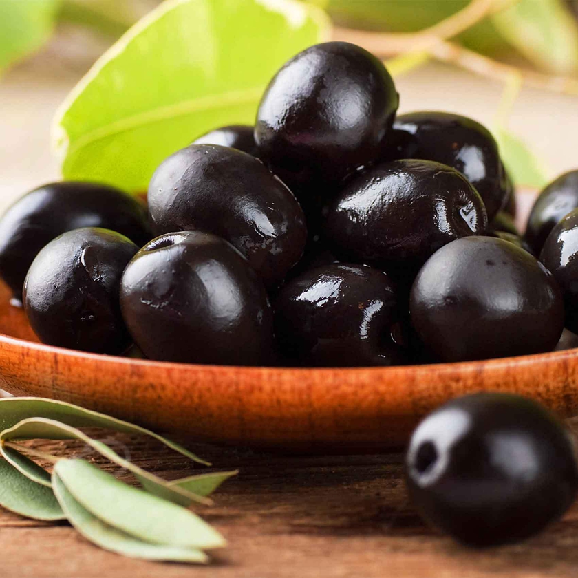  Greek black olives mamouth  (per kilo )