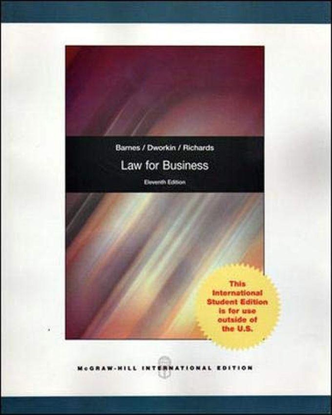 Mcgraw Hill Law For Business ,Ed. :11