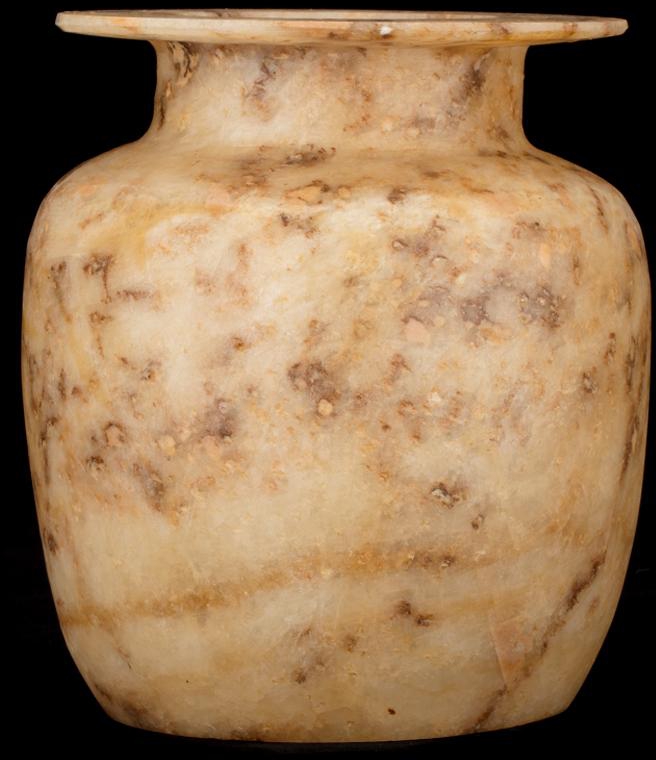 Alabaster Ointment Jar, Ancient Egypt