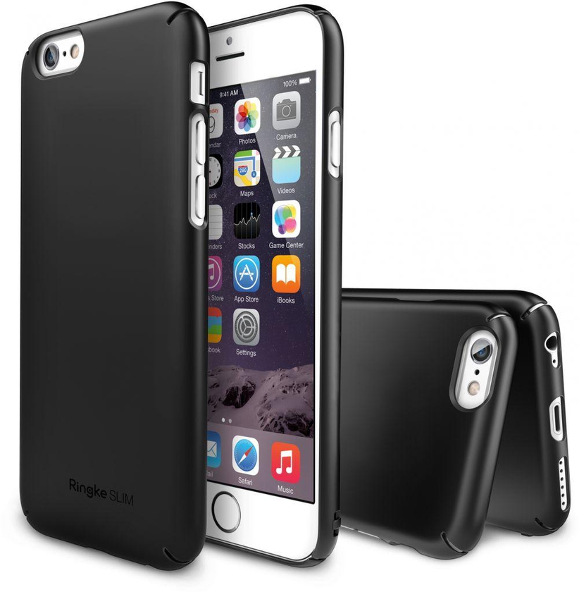 Rearth Ringke Slim Case for iPhone 6, fusion Smoke Black [RSAP034]