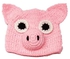 SUNBABY Newborn Photography Props Baby Knitting Wool Material Photography Costume Cute Animal Style Baby Crochet Clothes (Pink Pig)