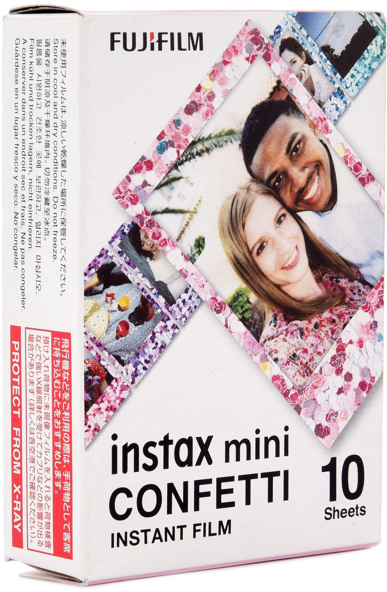 FUJIFILM INSTAX Mini Confetti Instant Film, 10 Exposures