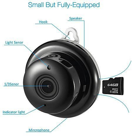 Wireless Mini Wifi Night Vision Smart Home Security Ip Camera