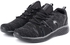 LARRIE Men Smart Lace Up Laknit Sneakers - 6 Sizes (Black)