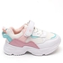 Cute Walk by Babyhug Velcro Closure Sport Shoes - White & Pink