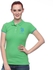 U.S. Polo Assn. 212500ZH1CK-SEGR Polo Shirt for Women - L, Apple Green/Blue/Pink