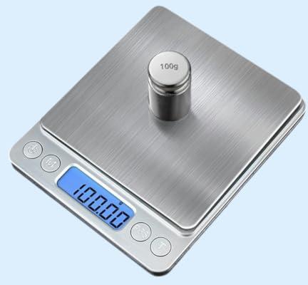 Digital Kitchen Food Scale, Upgraded Design, Weighs up to 3kg/0.1g, Ideal for Cooking & Baking, LCD Display for Accurate Measurements, High Precision