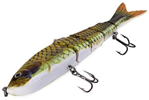 Generic 5 Jointed Sections Multi-jointed Fishing Lure Hard Plastic Bait With Treble Hooks - #3