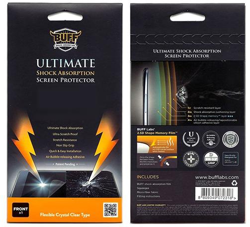 Buff Ultimate Shock Absorption Screen Protector for HTC One M9