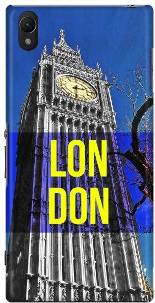 غطاء رفيع وانيق لهاتف سوني اكس بيريا Z3 بلون مطفي - بطبعة ساعة بيغ بين لندن