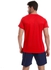 Diadora Men Sport Printed T-Shirt - Red