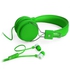 Earphone Headset by MQbix, Green