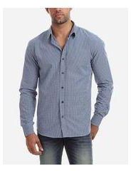 Ravin Checkered Shirt - Navy Blue