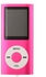 Generic 8-colors 4th 1.8’’ screen MP4 video Radio music movie player SD/TF ca(Pink) DNSHOP