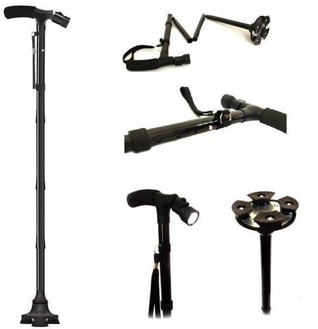 As Seen On Tv Ultimate Magic Folding Cane with LED Lamp - 150 Kg
