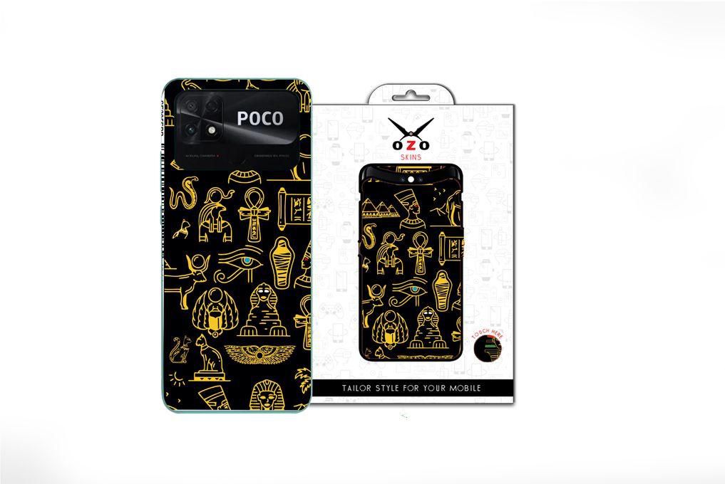 OZO Skins Ozo skins Egyption Pharaoh Pattern (SE205EPP) For Xiaomi Poco C40