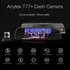 Generic T77+ 6.86 Inch Car Rearview Mirror DVR Camera Dual Lens Dash Cam(Blue) LIG