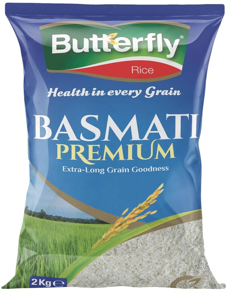 Butterfly Premium Basmati Rice 2Kg